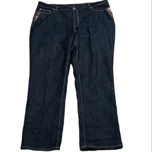 Ashley Stewart sequin jeans 22w